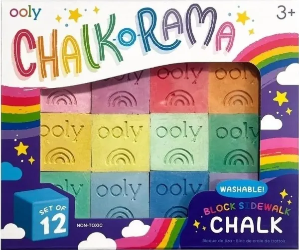Chalk-o-Rama fortauskritt 12 stk