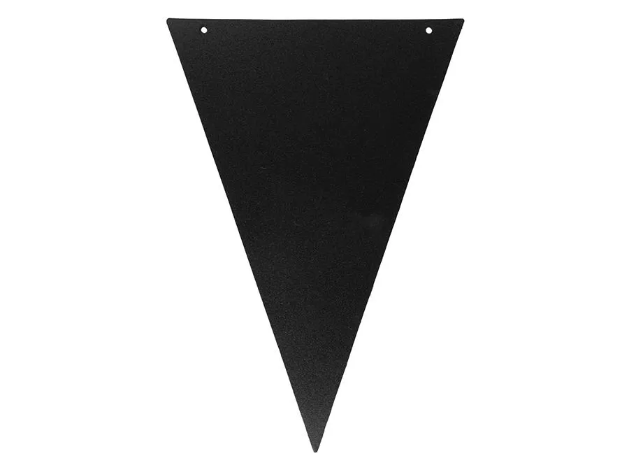 Securit FB-FLAG, 450 x 300 mm, Melamine, Harpiks, Velcro mappe, Svart