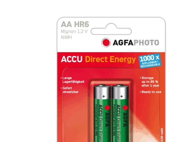 AgfaPhoto Direct Energy - Batteri 2 x AA-type - NiMH - (ladbare) - 2100 mAh