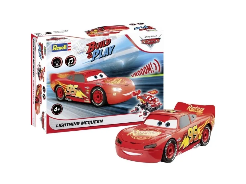 Revell B&P - Cars - Lightning McQueen Disney-Cars bil med lys & lyd (065629090)