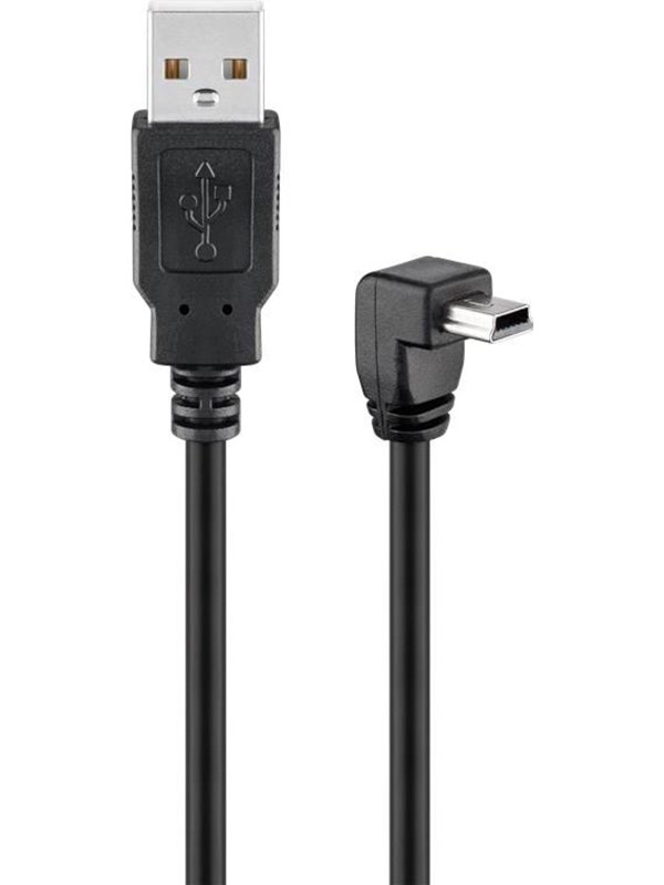 Pro USB 2.0 Hi-Speed cable 90° Black