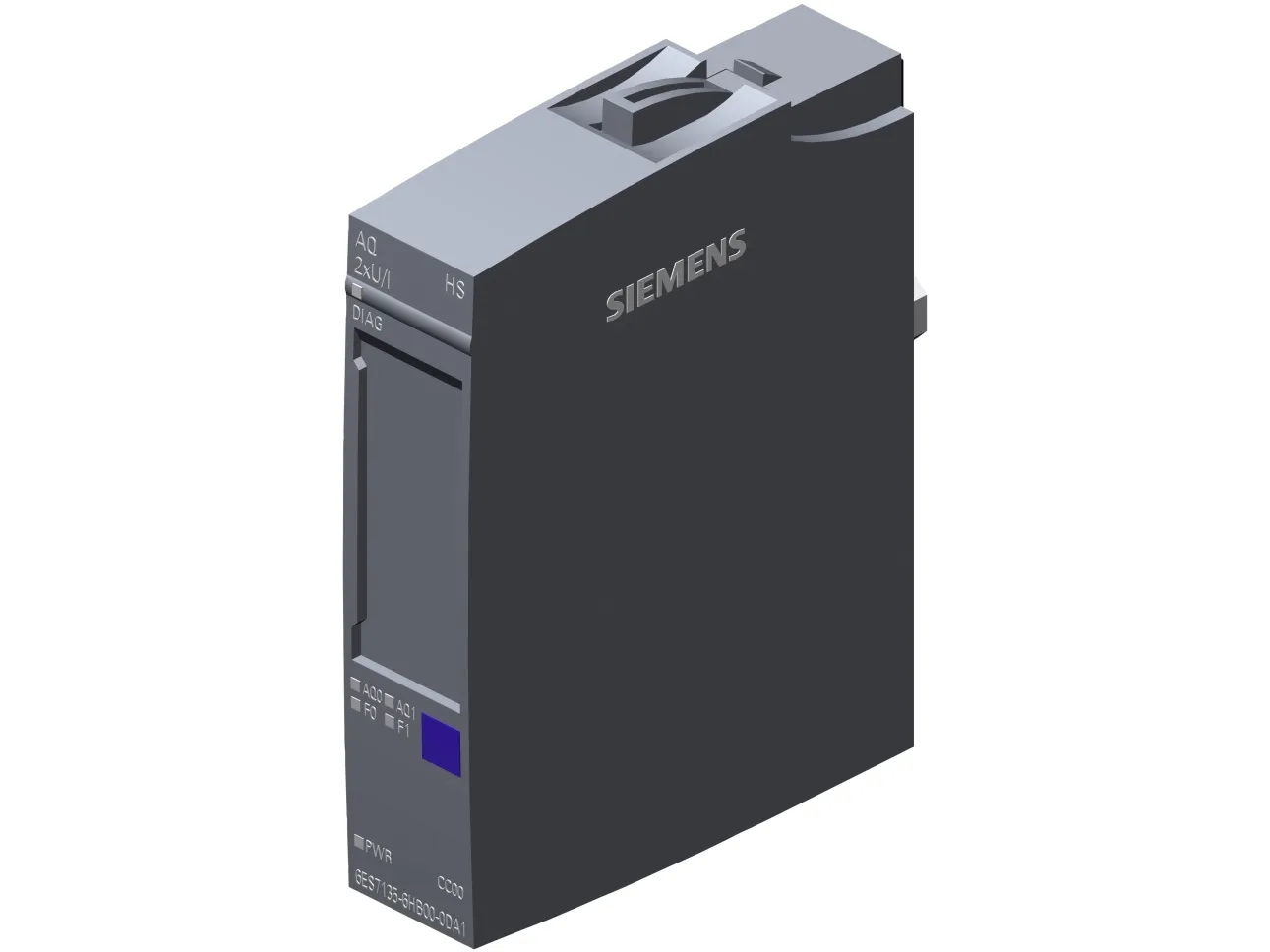 Siemens 6ES7135-6HB00-0DA1, Analog, Systemkraft, Flerfarget, 38 g, 65 mm, 23 mm