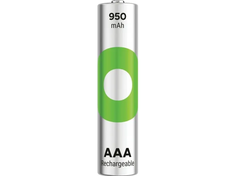 GP Batteries 201242, Oppladbart batteri, AAA, Nikkelmetallhydrid (NiMH), 1,2 V, 4 stykker, 950 mAh