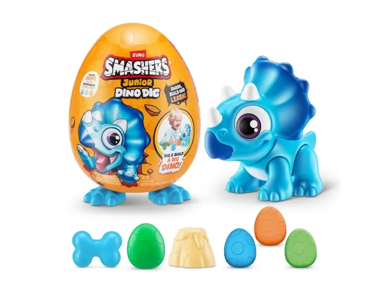 Smashers Junior Dino Dig, Small Egg S1 - Assorted