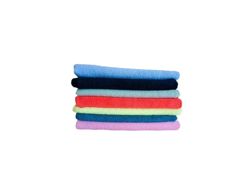Mikrofiberklude, Cleanline, blå 320mmx320mm, pakke a 10 stk