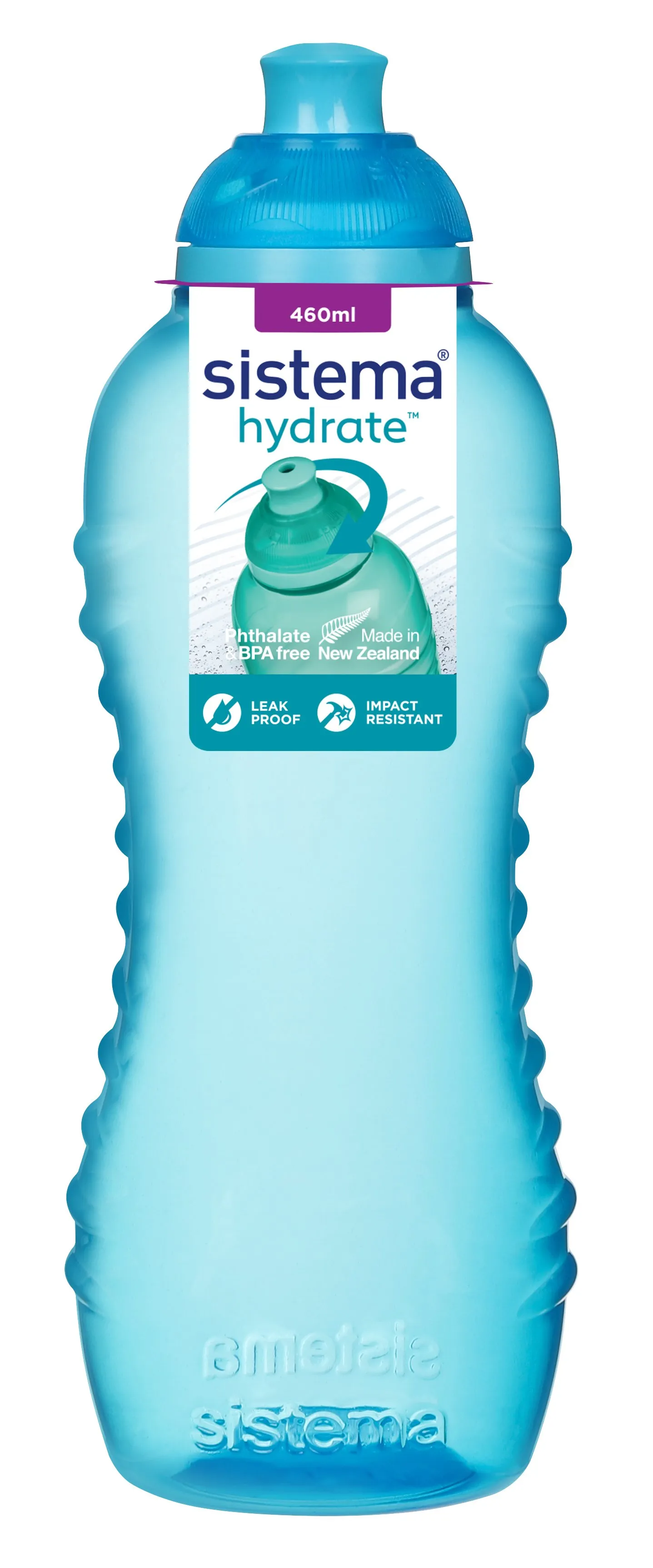 Sistema - Twist `n`sip 460 ml - Havblå