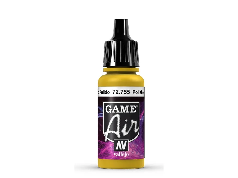 Vallejo 72.755, 17 ml, Gull, Metallisk, Flaske