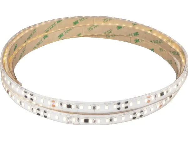LEDstrip 230V IP65 MidLum 3000K,120°, 7W/m, 700lm/m. Tilslutning skal tilkøbes(5445001070) - (100 meter)