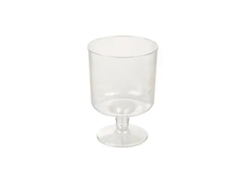 Vinglass 20 cl på fast base Klar PS, 10 stk./pose