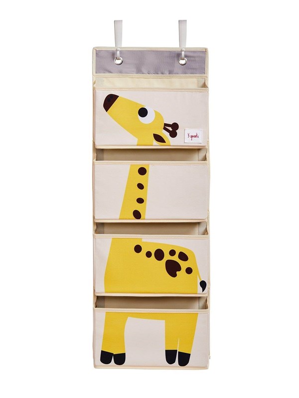3 Sprouts Hanging Wall Organizer - Yellow Giraffe
