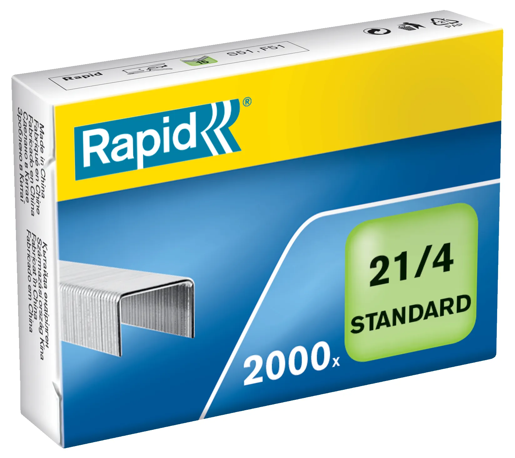 Hæfteklammer Rapid 21/4 - (2000 stk.)