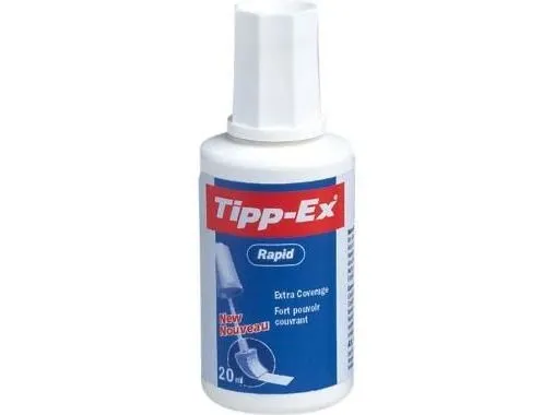 BIC Tipp-Ex, 20 ml, Blå, Rød, Hvit, Boks, 10 stykker
