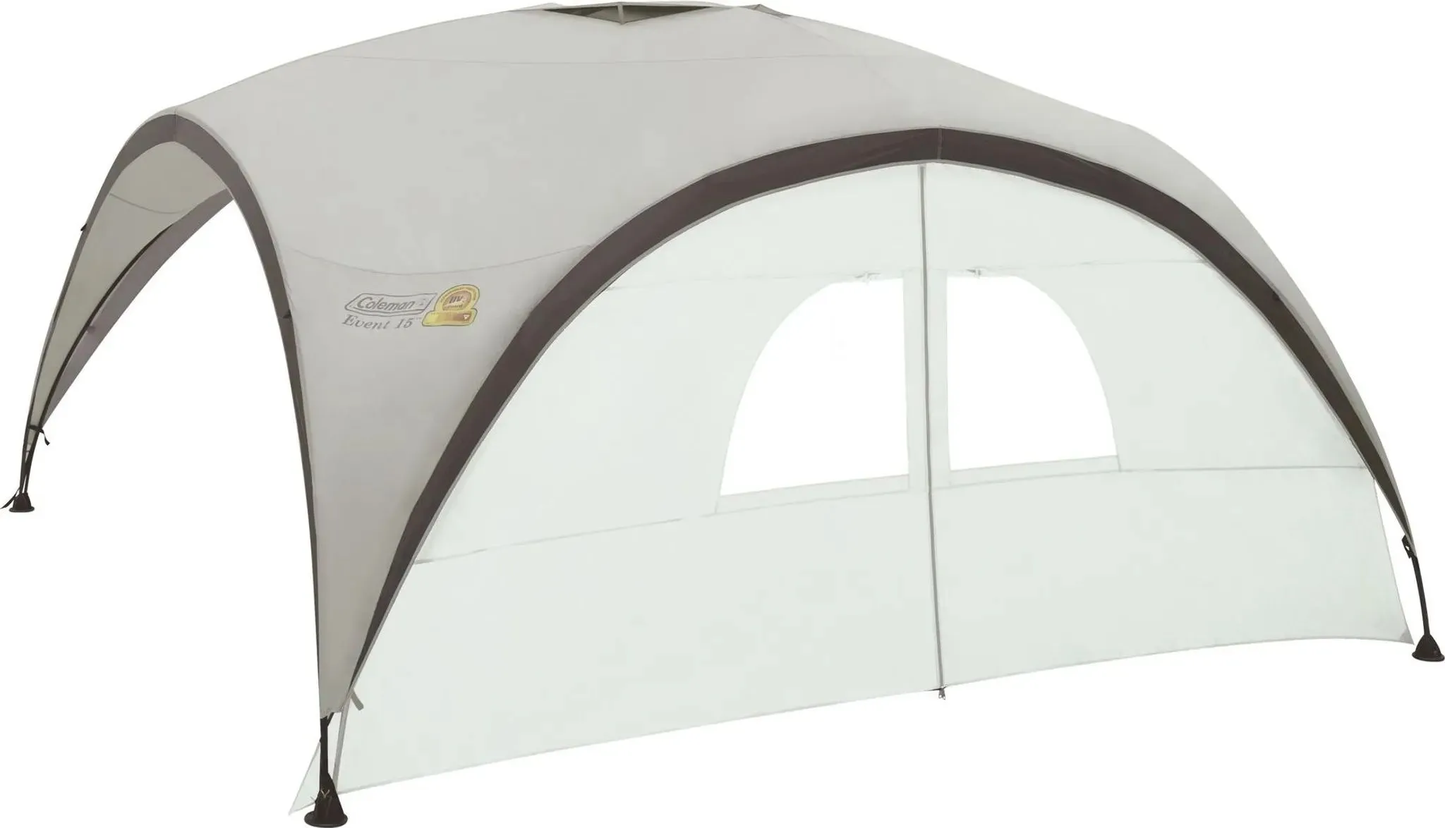 Coleman solvegg med dør for arrangementsskur L - 3,65 m