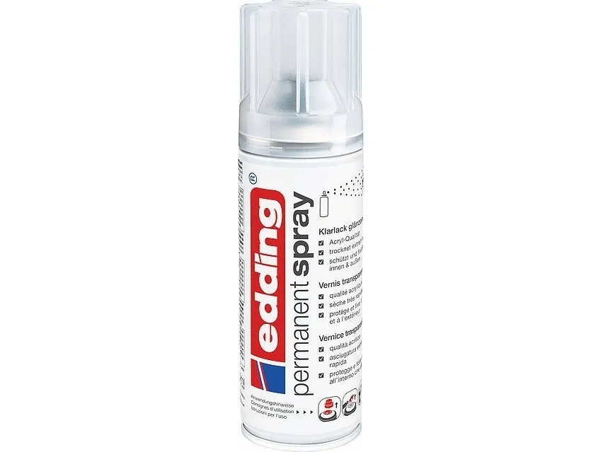 Spray Edding® 200 ml permanent klar højglans lak