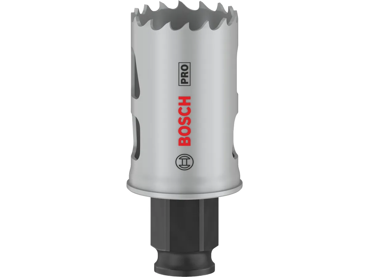 Bosch PRO Multi Material PC Plus, enkelt, bor, gips, metall, ikke-jernholdig metall, plast, mykt treverk, svart, grå, koboltlegert høyhastighetsstål (HSS-Co)