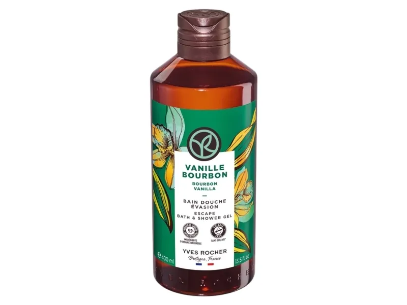 Yves Rocher Vanille Bourbon rensende shower gel for alle hudtyper 400 ml