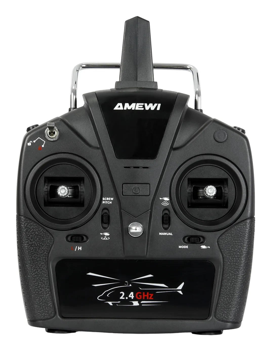 Amewi UH60 Juodas Hawk kystvakthelikopter 6G/3D RTF
