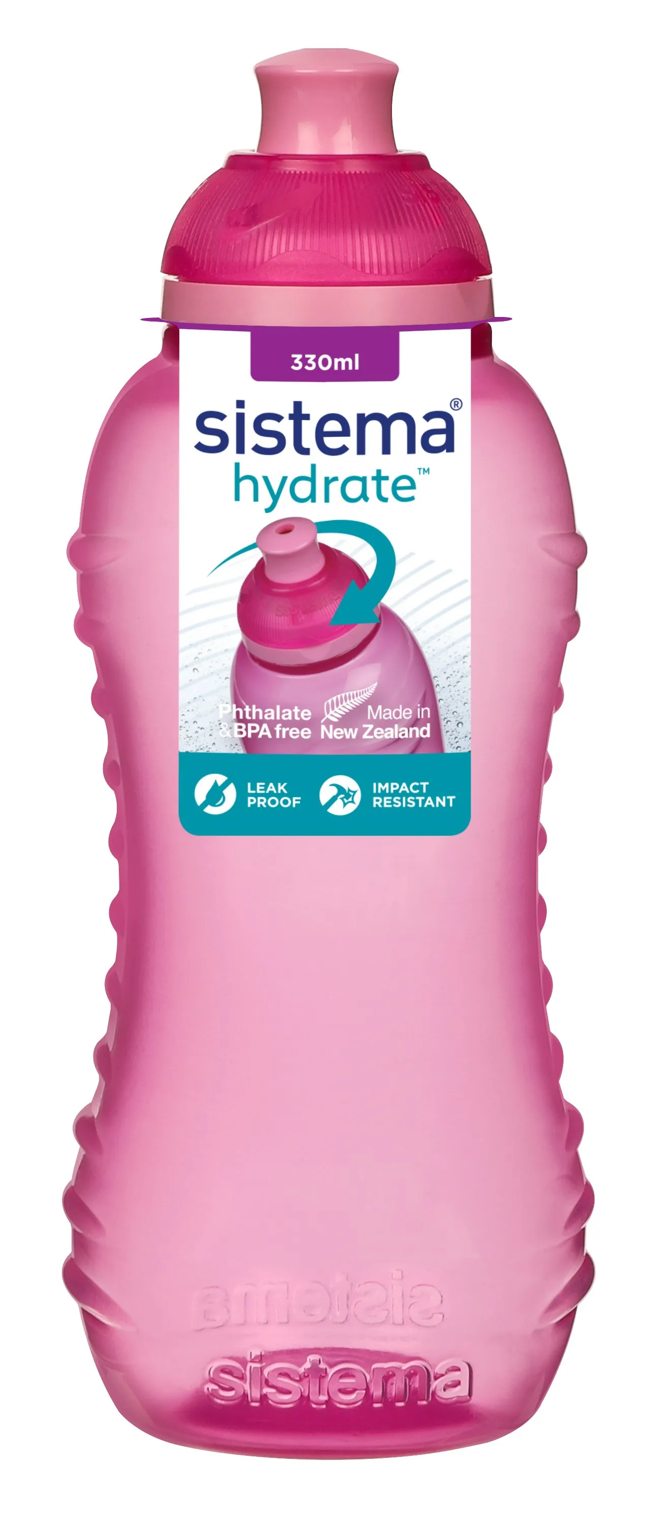 System - Twist `n`sip 330 ml - Rosa