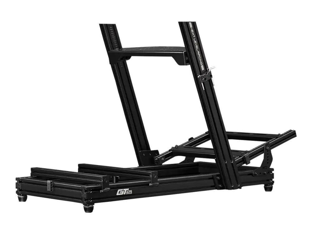 Next Level Racing GT Lite Wheel Plate Edition - Racersimulator-cockpitramme - aluminium, kulstofstål