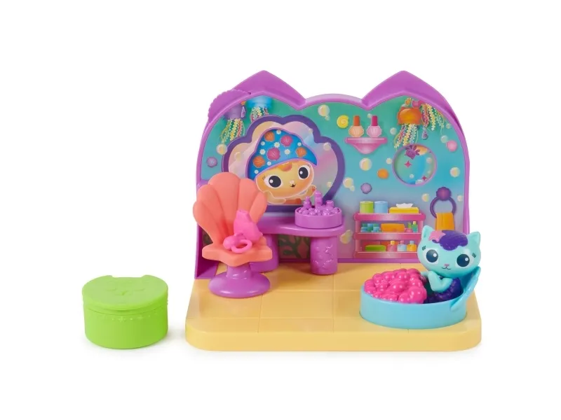 Gabby''s Dollhouse 6068286, Salong og spa, Gabby''s Dollhouse, 3 år, Flerfarget, Plast