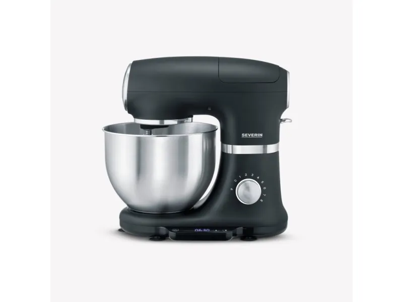 Severin KM 3898, 5,5 l, Svart, Sølv, Rustfritt stål, 1000 W, 380 mm, 235 mm