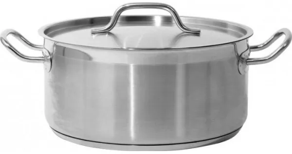YATO gryte med lokk SS 28x13 8L
