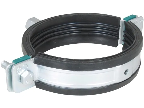 Walraven HD1501 rørb. 72-78mm - BUP Svær 2-skrue rørbøjle med EPDM og M10/12 gevind