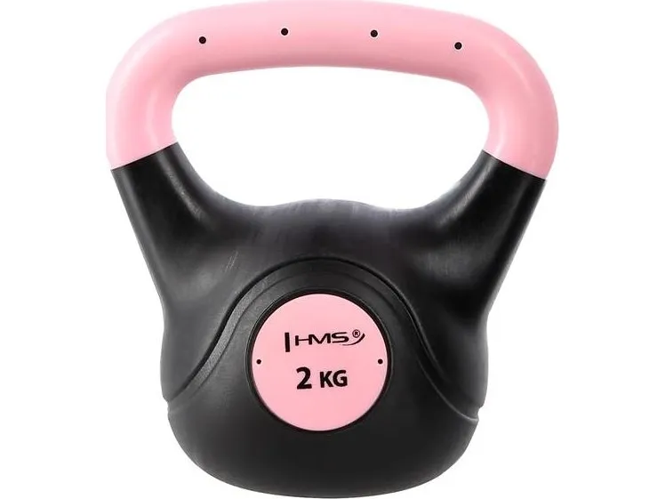 Kettlebell HMS KPC02, støpejern 2 kg
