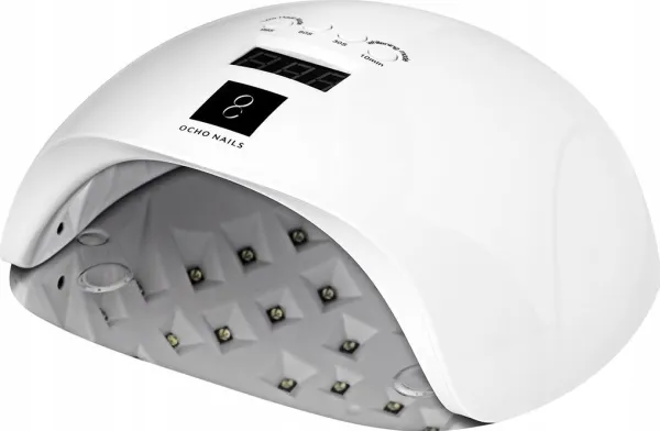 Activeshop UV LED-lampe OCHO NAILS X13 65W plus - hvit med speilbunn