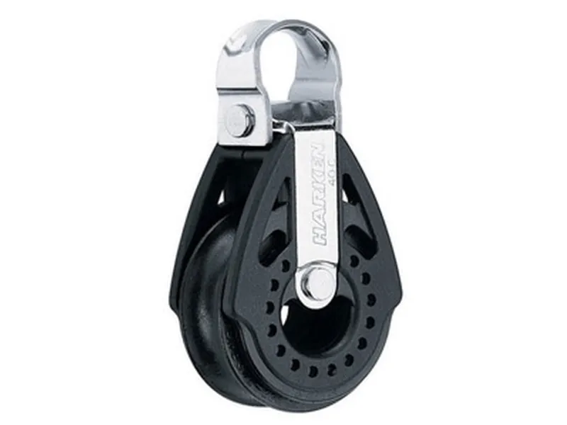 Harken Carbo Block 40 mm enkel, 90° bøyle