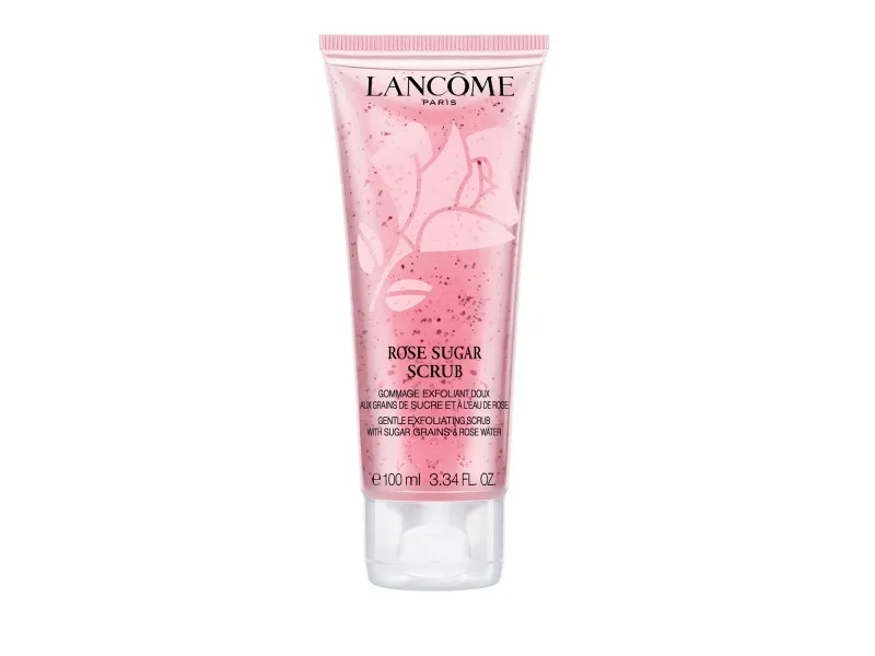 Lancome LANCOME_Rose Sugar Scrub skånsomt eksfolierende skrubb Sukkerkorn Rosevann 100ml