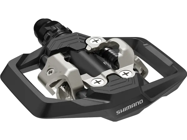 Shimano Pedal, Bysykkel, Stål, Sort, Stål, Chromoly Steel 4140 (CrMo), Klemløse pedaler, Mann/kvinne