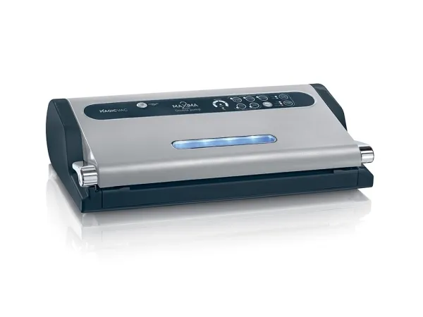 Magic Vac Maxima 2, Grå, 820 mbar, Beholder, Marinering, Kun forsegling, Vakuumforsegling, Metall, Plast, Knapper, 30 cm