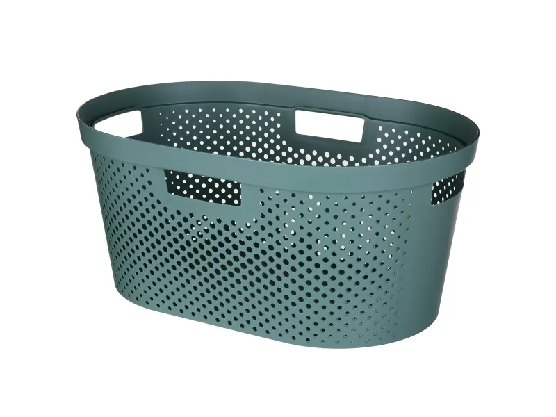 Vaskekurv Curver Infinity Recycled 40 L grønn