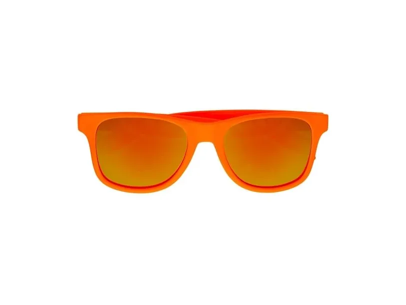 Neon orange 80er briller