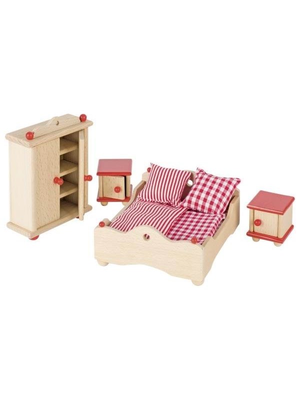 Goki Dollhouse Furniture Bedroom