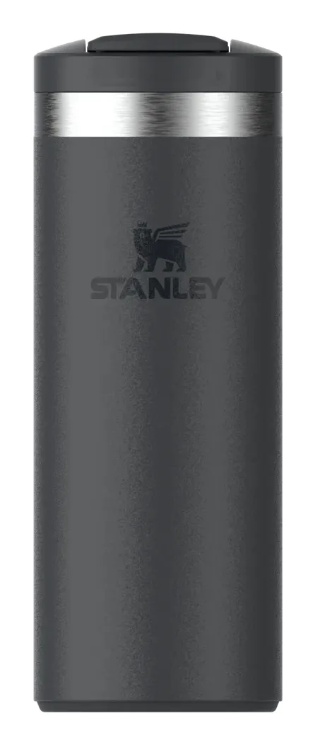 Stanley Transit Fliptop-krus, svart, rustfritt stål, rustfritt stål, silikon, kaffe, juice, te, 4 t