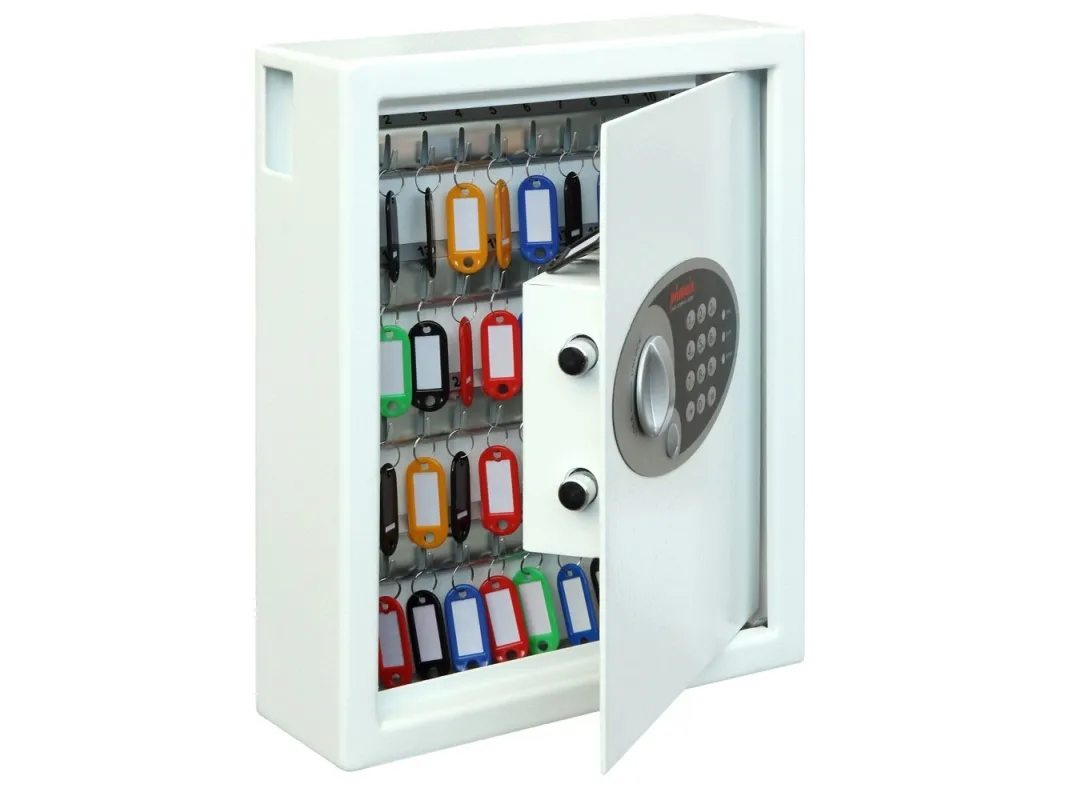 Phoenix Safe Co. Cygnus KS0032E, Metall, Hvit, 48 kroker, Elektronisk, 7,5 l, 300 x 100 x 360 mm