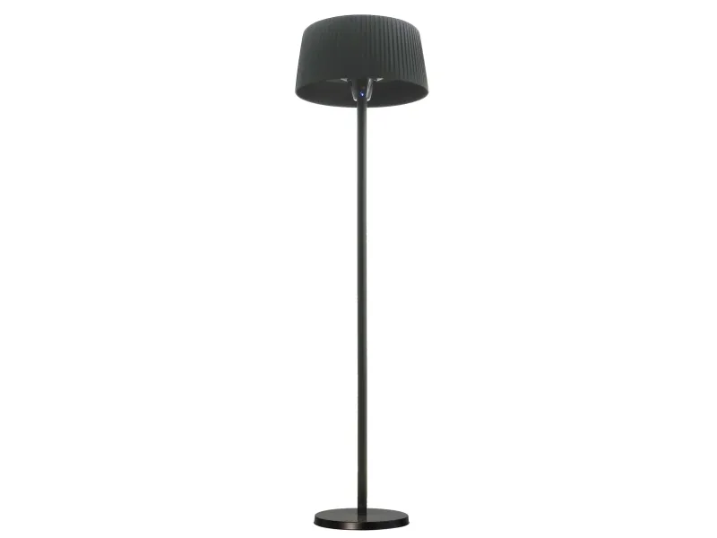 HORTUS Terrassevarmer gulvmodel med skærm 900/1200/2100 W, HA, Ø60 cm, sort (211-377)