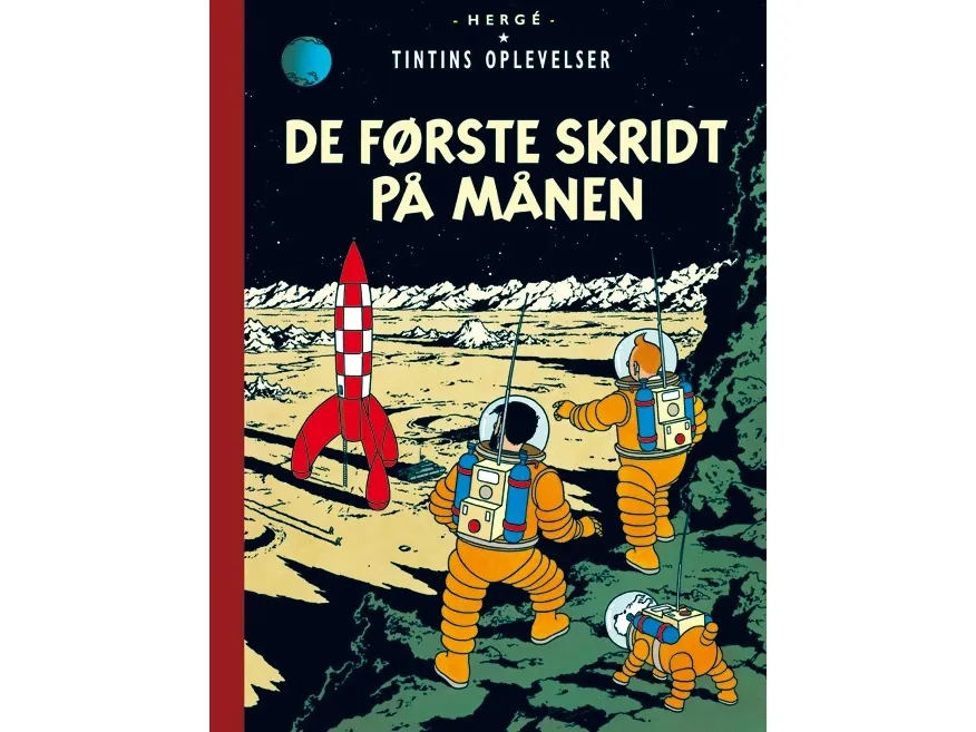 Tintin: De første skrittene på månen – nyutgave | Hergé | Språk: Dansk