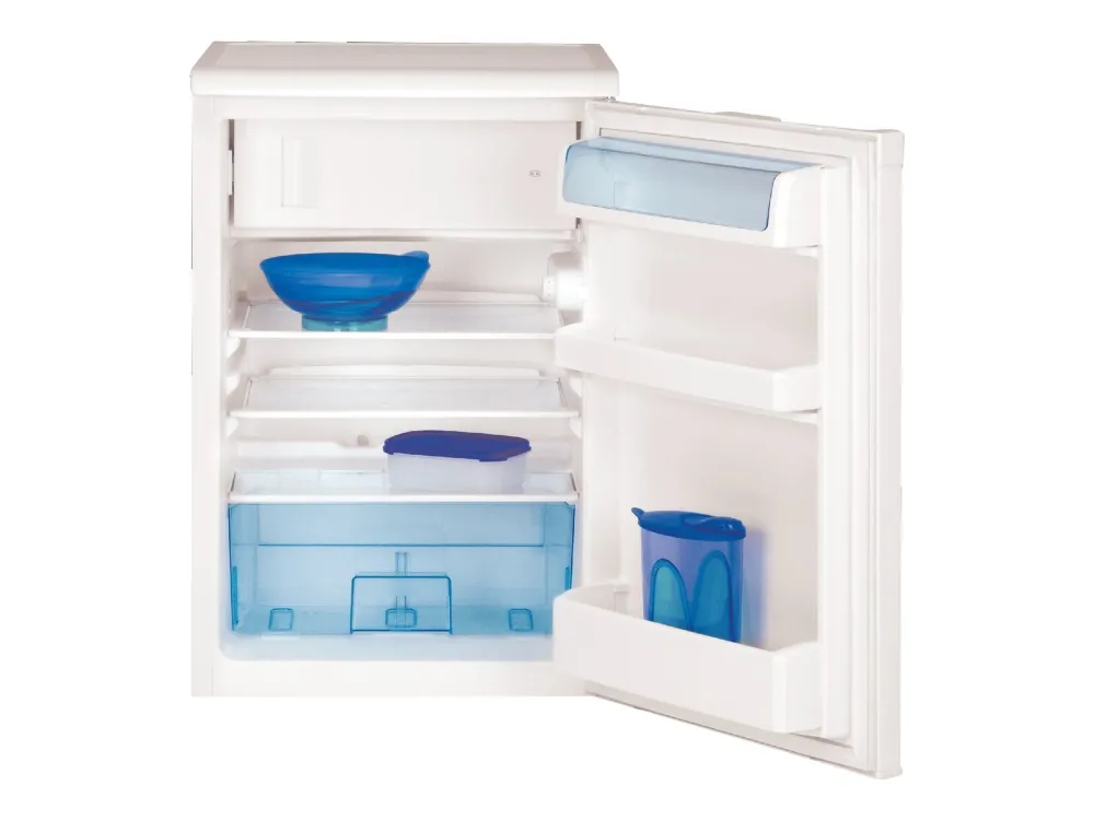 Beko TSE1284N - Kjøleskap med fryserboks - under disken - bredde: 54 cm - dybde: 59 cm - høyde: 84 cm - 114 liter - Klasse E - hvit