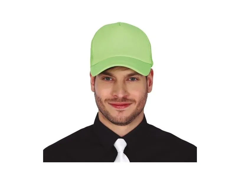 Neongrøn kasket