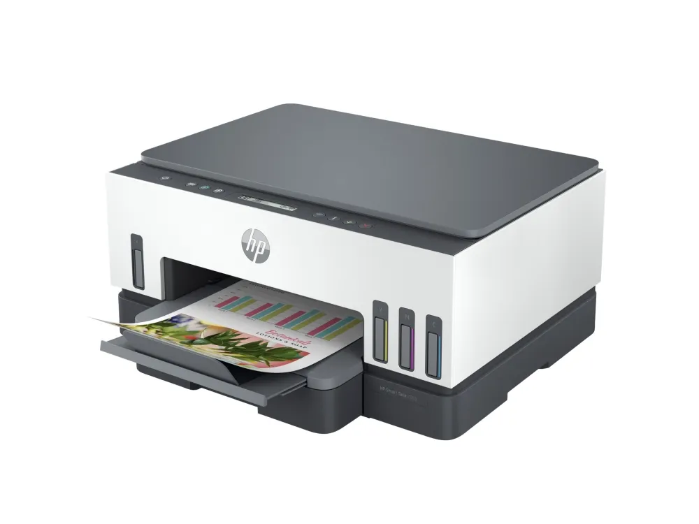 HP Smart Tank 7008 All-in-One - Multifunksjonsskriver - farge - ink-jet - Legal (216 x 356 mm)/A4 (210 x 297 mm) (original) - A4/Legal (medie) - opp til 13 spm (kopiering) - opp til 15 spm (trykking) - 250 ark - USB 2.0, Wi-Fi