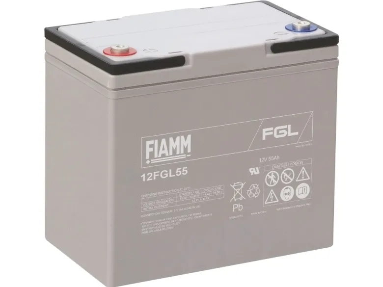 10 Års Fiamm Blybatteri 12v/55Ah Long Life