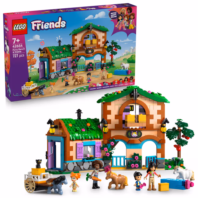 LEGO Friends 42654 Ponniranch med stall