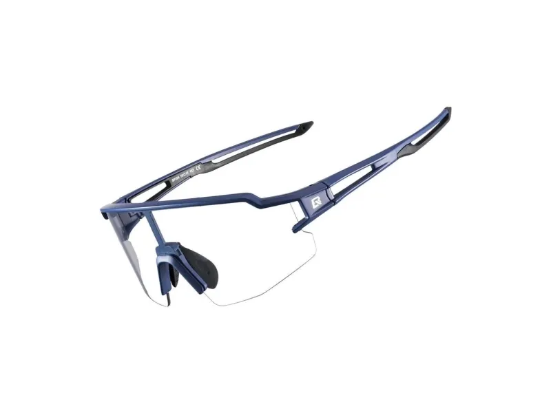 RockBros sykkelbriller fotochromiske med UV400 UVA og UVB, blå (1024394)