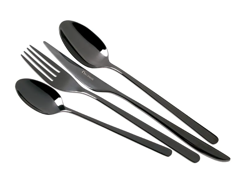PINTINOX CUTLERY SET 24 PCS FLORENCE BLACK PINTINOX