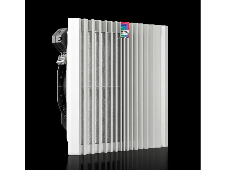 Rittal 3244.700, Innebygd vifte, 910 m³/t, Plast, Hvit, 1 stykker, 4,8 kg
