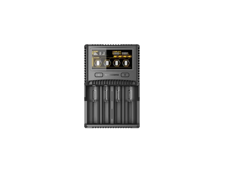 Nitecore SC4, Lithium Iron Phosphate (LiFePO4), Lithium-Ion (Li-Ion), AA, AAA, AAAA, C, D