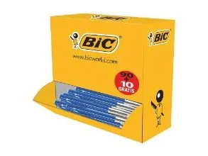 BIC M10 Clic kuglepen, blå, 90 stk.